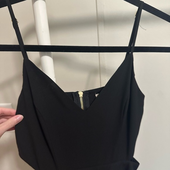 Gianni Bini Black Straight Leg Sleeveless Jumpsuit with cut outs size small - Picture 5 of 9